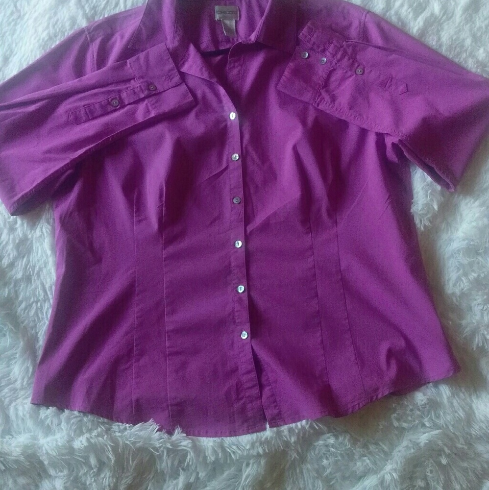 Chico lavender, purple blouse